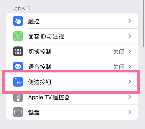 志丹苹果14维修店分享iPhone14 Plus侧键双击下载功能关闭方法 