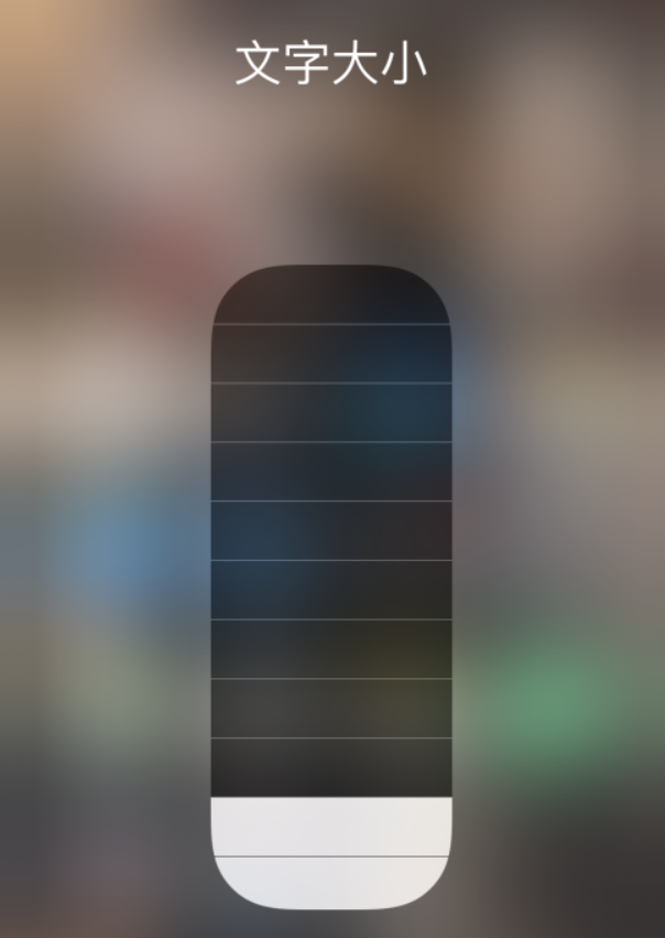 志丹苹果手机维修分享小技巧：在 iPhone 控制中心快速调节字体大小 
